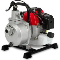 Eberth – Pompe à eau thermique 2CV 12.500l/h – Moteur 2 temps – Hauteur de refoulement 17,5m – Raccord 1 pouce pour irrigation et drainage
