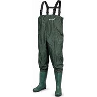 Bituxx Wathose - Gr. 43 Fladen Anglerhose Angelhose Watstiefel Anglerstiefel PVC Nylon Gummihose