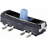 Knitter-Switch MMS 228 MMS 228 Schiebeschalter 0.2 A 2 x Ein/Ein 1 St.