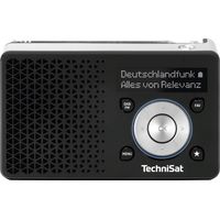 TechniSat DIGITRADIO 1 A Radio a batteria DAB+, FM, ASA-Warnfunktion ricaricabile Nero, Argento