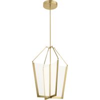 Elstead Kichler Calters Plafoniera a sospensione a LED integrata Oro champagne, 3000K