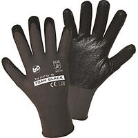 Leipold+Döhle Guanti FOAM BLACK grigio / nero conf da 12
