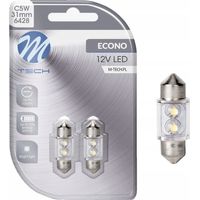 Bombillas C5W LED M-TECH 31mm RETROFIT Diodo Blanco 6428