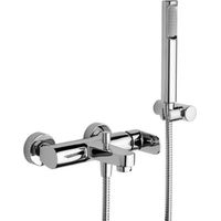 Rubinetto miscelatore monocomando per vasca esterno con doccia serie candy C/attacco duplex e flessibile 1,5 mt Rubinetteria paffoni spa