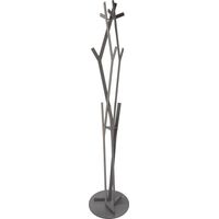Appendiabiti da terra Uty in ferro Ø30x178 cm Design minimal moderno autoportante, Arredo per ingresso, studio o ufficio Made in Italy Fango