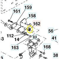 LTH130 Husqvarna Mutter 873680400