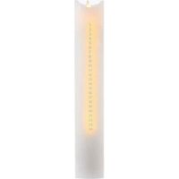 Sirius Bougie de calendrier Sara blanche Ø 4,8 cm H 29 cm