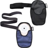 Lot de 2 protège-poches de stomie en tissu Oxford, ceinture de stomie ajustable, housse de poche de fistule