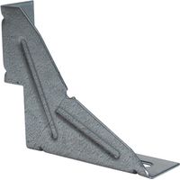 Patte à gousset - Dimensions (mm) : 98 x 138 - Isolation (mm) : 140 - Kintech