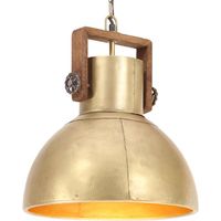 vidaXL Lampe suspendue industrielle 25 W Laiton Rond 40 cm E27