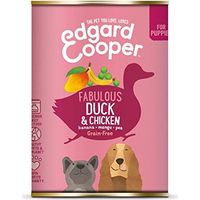 EDGARD & COOPER CANARD ET POULET AVEC BANANE, MANGUE ET POIS POUR CHIOTS 96237