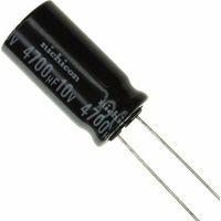Condensatore elettrolitico 4700uf 10vdc 105º 12,5x25mm 4700mf10v/105/rd