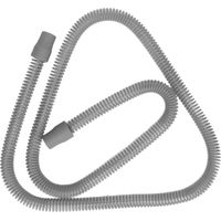 Ensemble de Tube de Remplacement pour Appareil Respiratoire, Tube Souple avec Connecteurs en Caoutchouc Gris