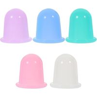 Ventouses - Lot de 5 Tasses en Silicone Médical Alimentaire - Pour Massage Myofascial et Soulagement des Tensions Musculaires - 5 Pièces