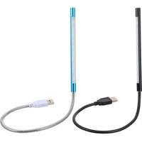 USB-Leselampe, 2er-Pack, dimmbare LED-Schwanenhalsleuchte mit Touch-Steuerung für Laptop, Homeoffice