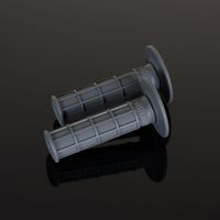 Manopole Renthal MX, mescola singola, waffle completo, media, grigia