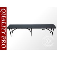 Sitzbank 183x30x43cm, Schwarz (1 St.) - Dancover