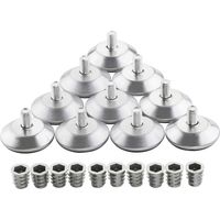 10er Set Verstellfüße MOBILIA inkl. Einschraubmuffen Ø 39 mm M8x14