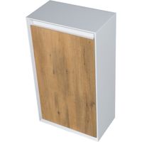 Seitenschrank Bernstein Fiona 50x28,8x88cm Beton-Optik Eiche-Optik mit Seitenschrank rechts & links