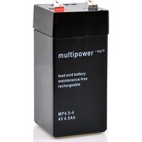 Multipower - Batterie plomb AGM MP4.5-4 4V 4.5Ah F6.35