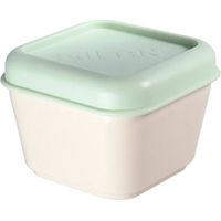 Quadratischer Lebensmittelbehälter 0,33 l, Milan Green-Deckel