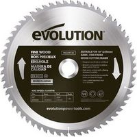 Hoja para madera en carburo D.255 mm Evolution