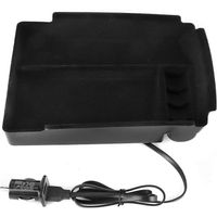 Boîtier de recharge pour téléphone de voiture 12V avec fonction de recharge sans fil, compatible avec les Tesla Model X et Model S à partir de 2016.
