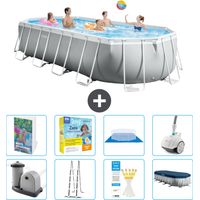 Prism Frame Pool Oval - 610x305x122 cm - 9-teilig S544