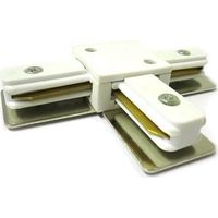 Giunto a T Connettori Per Binario Dei Faretti Led A Binario Modello T Colore Bianco Per Monofase