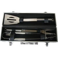 Pradel Excellence WB109 Valigia Metallo Barbecue: 1 spatola / 1 forchetta / 1 Pinza