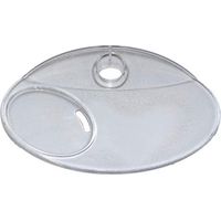 Porte savon cristal pour barre de douche de diamètre 22 mm