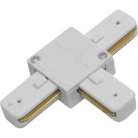 T-Spindelstecker weiß 2-adrig 1,5x6,5x9,5 cm