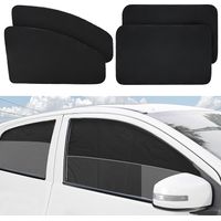 Cortinas magnéticas para coche de 4 piezas, parasoles para coche de bebé, parasoles laterales opacos con protección UV y protección de privacidad.