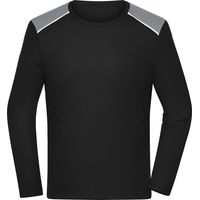 James & Nicholson Running Langarmshirt Herren JN1386 Gr. XL black