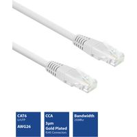 Cat6 U/Utp Networking Cable, Cca, 1M, White