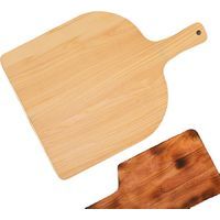 Pelle à pizza courte Pelle à pizza en bois 30 x 42 cm Planche à découper Pelle en bois Bouleau Accessoires de cuisine pour pizza Pelle à four Planche à découper rectangulaire pour la maison Planche à-