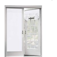 Blackout Curtain for French Doors - Thermal Insulated Blackout Glass Door Curtain Panel Tricia Curtain for Door Window Curtains, 1 Panel, 26 x 68 Inches, Burgundy