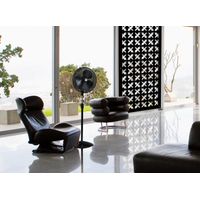 CRUSADES - Pannello in PVC traforato - Parasole - Misura: 50x150 cm - Colore: nero