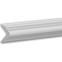 Edge protection profile Profhome 650240 Stucco moulding Decorative moulding Neo-Classicism style white 2 m