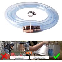Ahlsen Schlauch-Siphon-Pumpe für Gas/Benzin/Kraftstoffwasser, selbstansaugende Siphon-Schlauchpumpe, Shaker, Siphon-Transfer-Shaker, automatische Siphon-Pumpe, 3 m