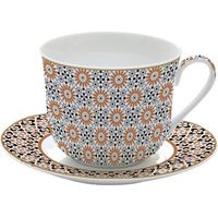 Coffret Tasse Déjeuner Geo Ethnic Design Géométrique Ethnique élégant - Easy Life