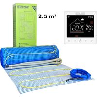 Kit de calefacción por suelo radiante 2.5 m² 170 W/m² + SN-10 termostato Wi-Fi programable Grand Meyer