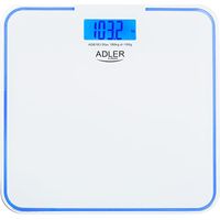 Adler AD 8183 báscula de baño Plaza Azul, Blanco Báscula personal electrónica