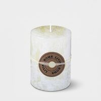 Vela aromática de vainilla cilíndrica 7x9 cm - Blanco roto