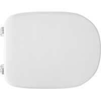 Abattant WC pour WC Ideal Standard Tesi 42-44 x 34,2 cm abattant WC avec charnie'res re'glables et abattant en farine de bois
