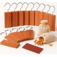 Anti Mites Textile Et Vêtements En Bois De Cedre 17 pcs Piège Antimites Naturel Bio Parfumé Contre La Mite Pour Protéger vos habits Dans Votre Armoire, Placard, Penderie Protection Efficace