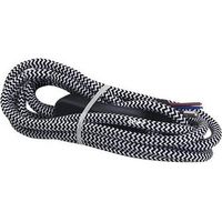 1,5 M Textilkabelstecker (2 x 0,75 mm) + Schwarzweißschalter GSC 001102964