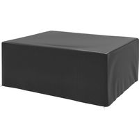 Housse protection extérieure anti-UV polyéthylène noir 235 x 190 x 90 cm