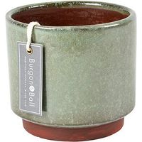 Burgon & Ball Malibu Green Medium Glazed Pot