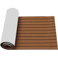 Rouleau Tapis adhésif pour Yacht EVA Mousse Decking Bateau 2400 x 600 x 6mm marron Jmax